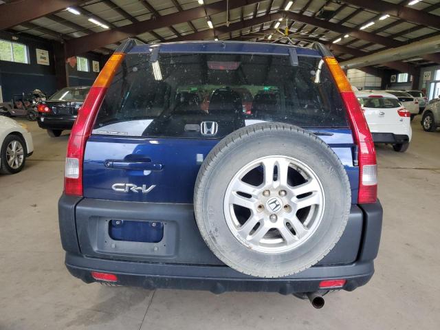 JHLRD78812C060968 - 2002 HONDA CR-V EX BLUE photo 6