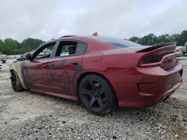 2C3CDXL92JH133185 - 2018 DODGE CHARGER SRT HELLCAT BURGUNDY photo 2