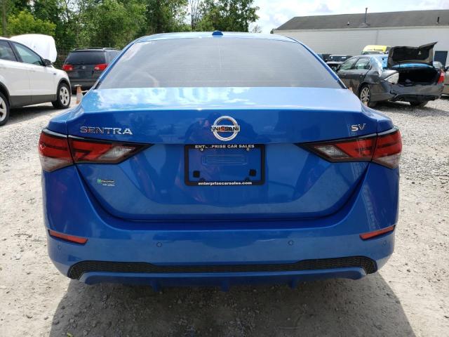 3N1AB8CV3PY277331 - 2023 NISSAN SENTRA SV BLUE photo 6