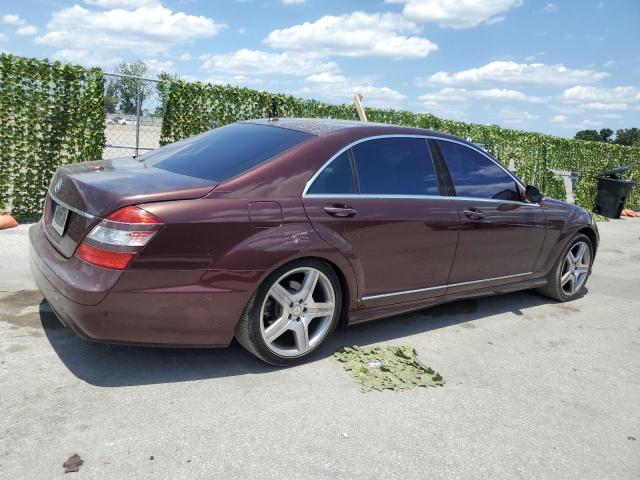 WDDNG71X97A050525 - 2007 MERCEDES-BENZ S 550 BURGUNDY photo 3