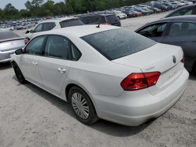 1VWAS7A39EC025692 - 2014 VOLKSWAGEN PASSAT S WHITE photo 2