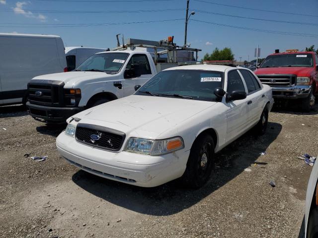 2FAFP71W86X166350 - 2006 FORD CROWN VICT POLICE INTERCEPTOR WHITE photo 1