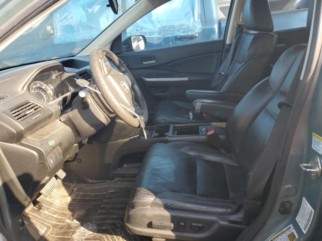 2HKRM4H74CH625349 - 2012 HONDA CR-V EXL GREEN photo 7