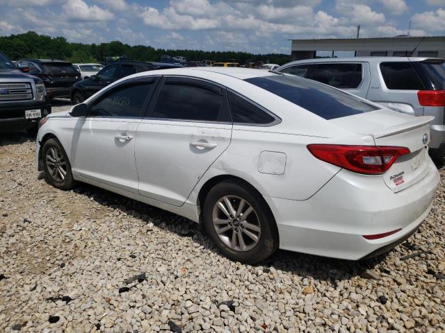 5NPE24AF5HH580001 - 2017 HYUNDAI SONATA SE WHITE photo 2