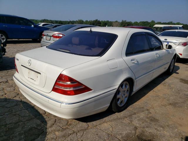 WDBNG75J22A244613 - 2002 MERCEDES-BENZ S 500 WHITE photo 3