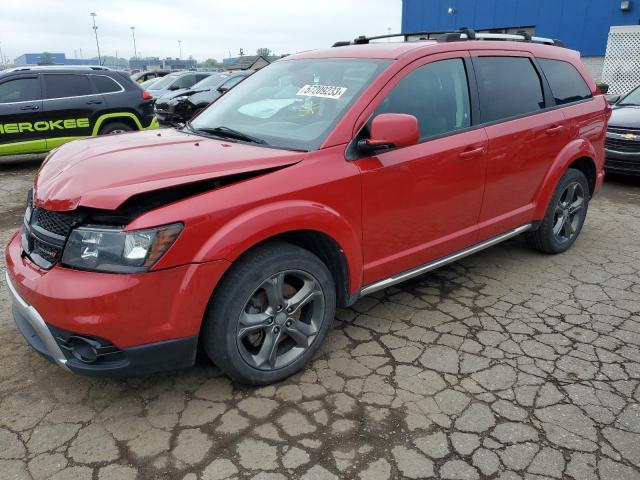 3C4PDCGGXFT557601 - 2015 DODGE JOURNEY CROSSROAD RED photo 1