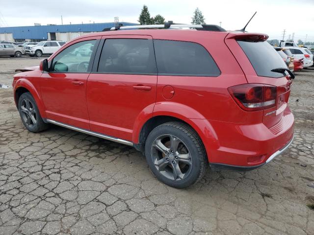 3C4PDCGGXFT557601 - 2015 DODGE JOURNEY CROSSROAD RED photo 2