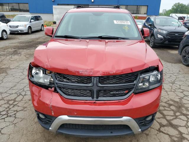 3C4PDCGGXFT557601 - 2015 DODGE JOURNEY CROSSROAD RED photo 5