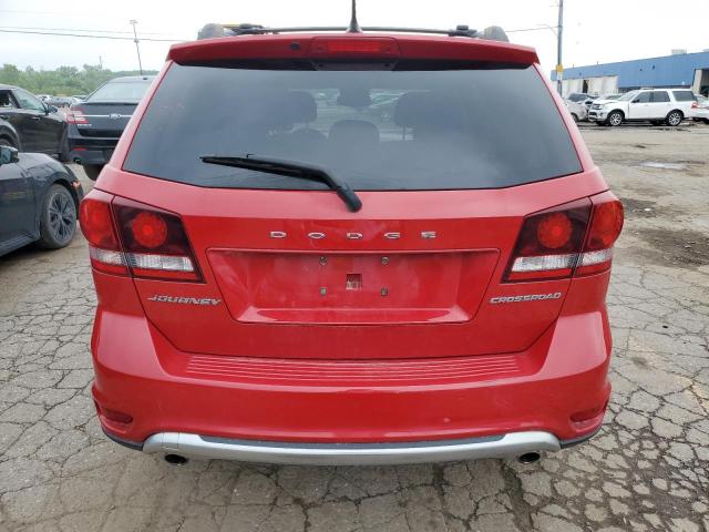 3C4PDCGGXFT557601 - 2015 DODGE JOURNEY CROSSROAD RED photo 6