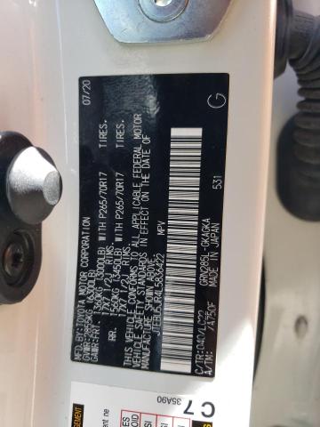 JTEBU5JR4L5836422 - 2020 TOYOTA 4RUNNER SR5/SR5 PREMIUM 白色 照片 14