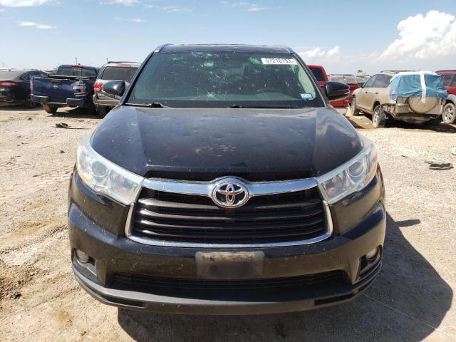5TDKKRFH0ES032018 - 2014 TOYOTA HIGHLANDER XLE Schwarz Foto 5
