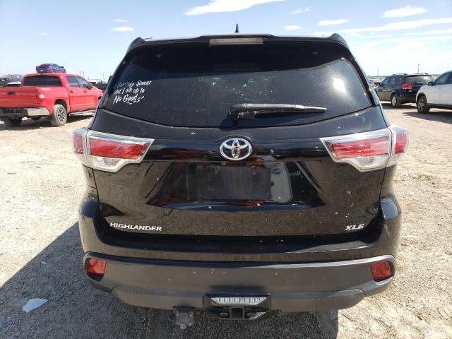 5TDKKRFH0ES032018 - 2014 TOYOTA HIGHLANDER XLE Schwarz Foto 6