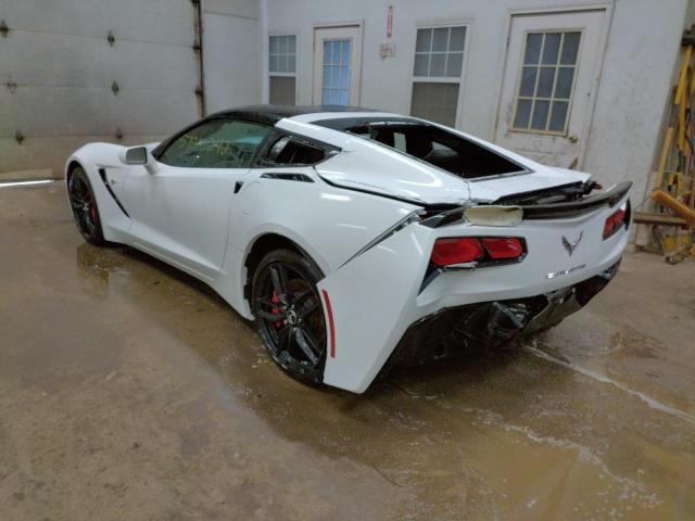 1G1YB2D73F5113526 - 2015 CHEVROLET CORVETTE STINGRAY 1LT WHITE photo 3