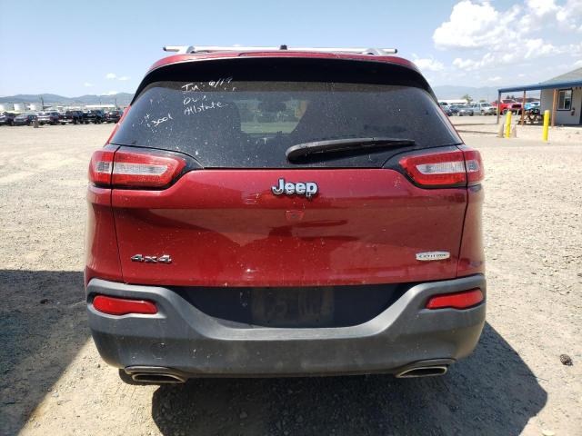 1C4PJMCS0GW148625 - 2016 JEEP CHEROKEE LATITUDE MAROON photo 6