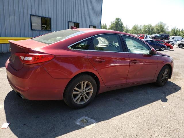 5NPE24AFXFH024618 - 2015 HYUNDAI SONATA SE RED photo 3