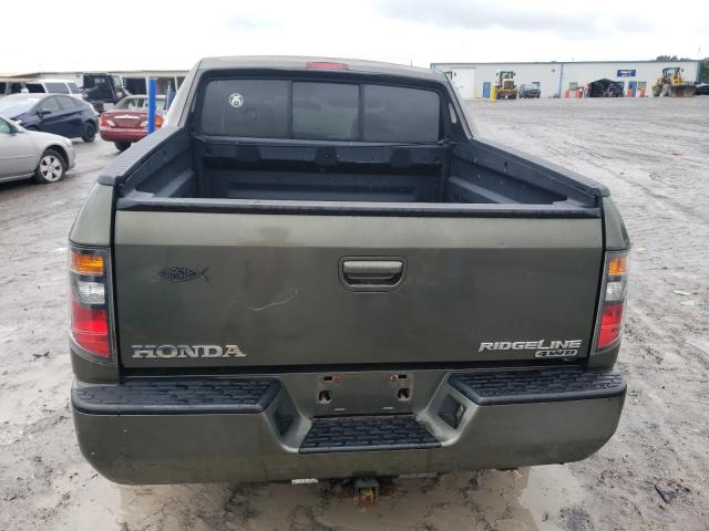 2HJYK16406H511589 - 2006 HONDA RIDGELINE RTS GREEN photo 6