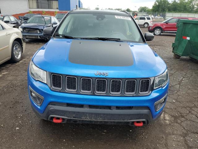 3C4NJDDB7MT520159 - 2021 JEEP COMPASS TRAILHAWK BLUE photo 5