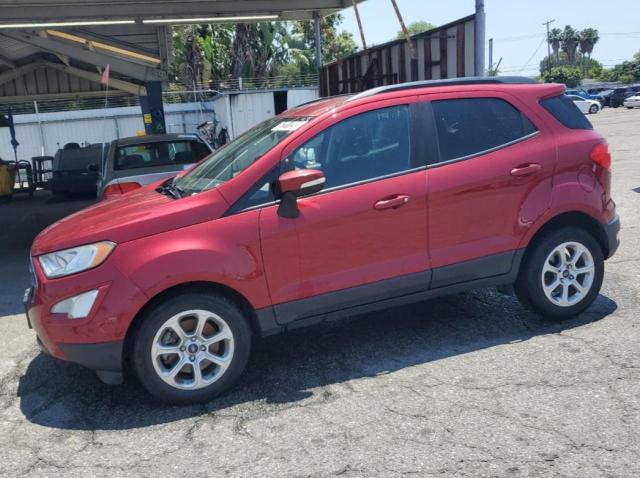 MAJ3P1TE8JC172286 - 2018 FORD ECOSPORT SE RED photo 1