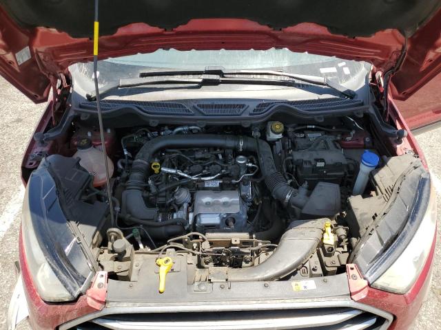 MAJ3P1TE8JC172286 - 2018 FORD ECOSPORT SE RED photo 11