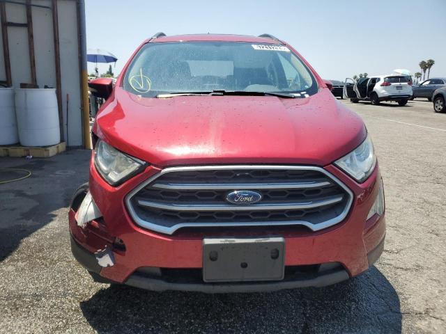 MAJ3P1TE8JC172286 - 2018 FORD ECOSPORT SE RED photo 5