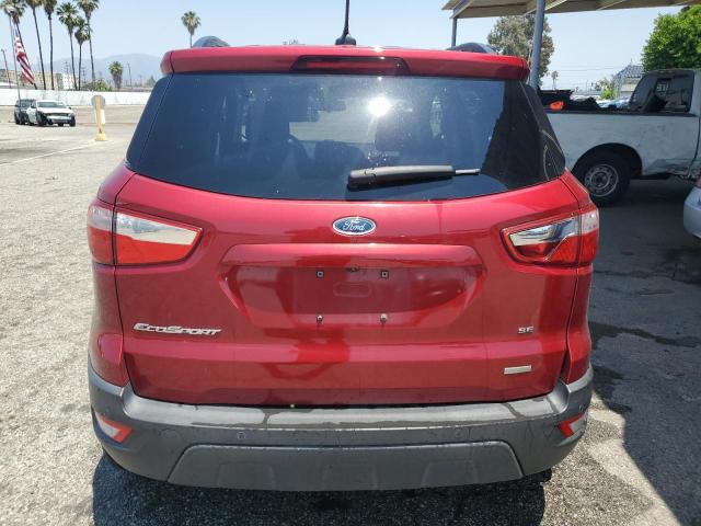 MAJ3P1TE8JC172286 - 2018 FORD ECOSPORT SE RED photo 6