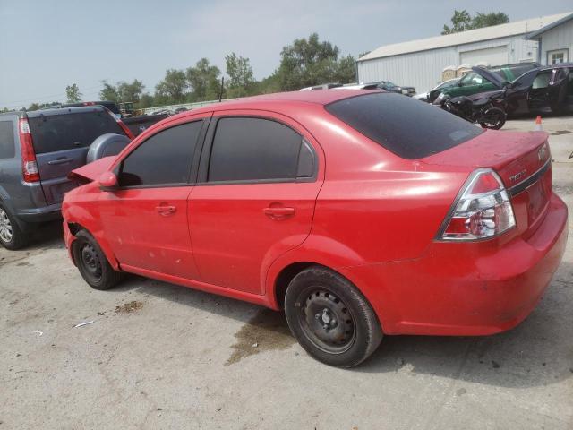 KL1TD5DE9AB135527 - 2010 CHEVROLET AVEO LS 红色 照片 2