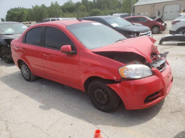 KL1TD5DE9AB135527 - 2010 CHEVROLET AVEO LS 红色 照片 4