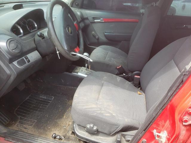 KL1TD5DE9AB135527 - 2010 CHEVROLET AVEO LS 红色 照片 7