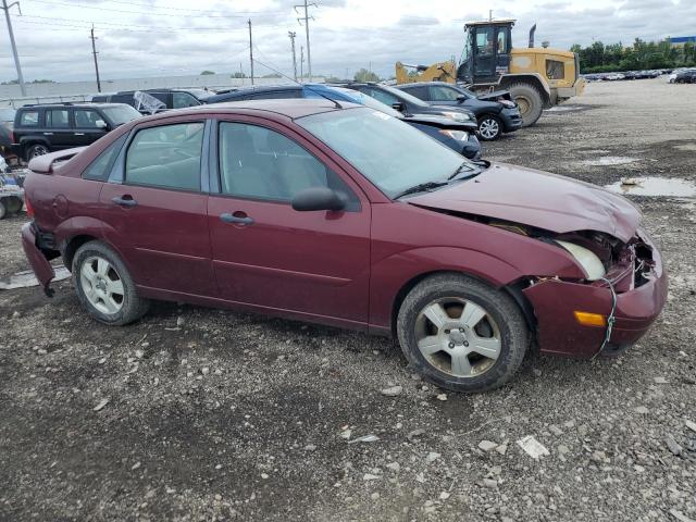 1FAFP34N97W334358 - 2007 FORD FOCUS ZX4 MAROON photo 4