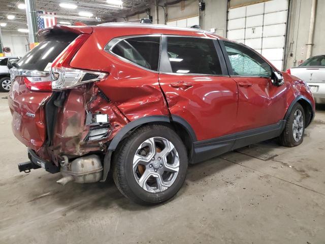 2HKRW2H85KH629903 - 2019 HONDA CR-V EXL RED photo 3