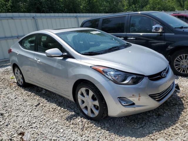 KMHDH4AE0CU414187 - 2012 HYUNDAI ELANTRA GLS SILVER photo 4