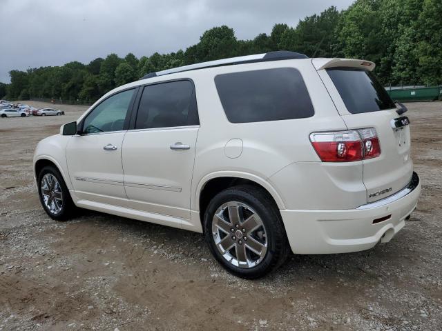 1GKKRTED9CJ323770 - 2012 GMC ACADIA DENALI WHITE photo 2