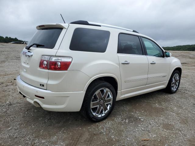 1GKKRTED9CJ323770 - 2012 GMC ACADIA DENALI WHITE photo 3