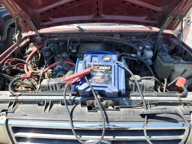 1FTHX26M6MKA75932 - 1991 FORD F250 RED photo 11