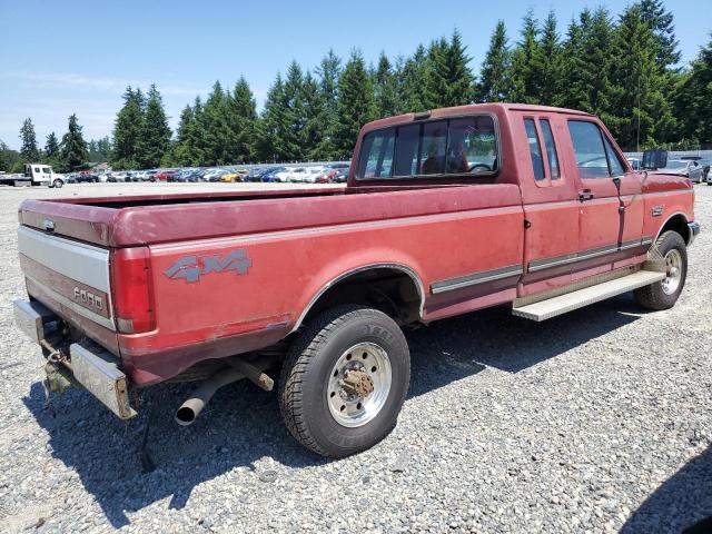 1FTHX26M6MKA75932 - 1991 FORD F250 RED photo 3