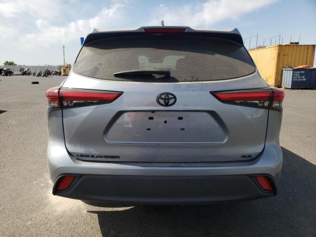 5TDHZRAHXMS033124 - 2021 TOYOTA HIGHLANDER XLE GRAY photo 6