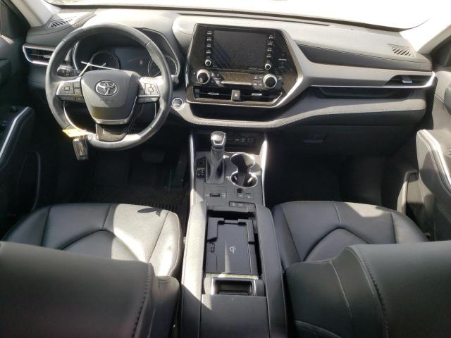 5TDHZRAHXMS033124 - 2021 TOYOTA HIGHLANDER XLE GRAY photo 8