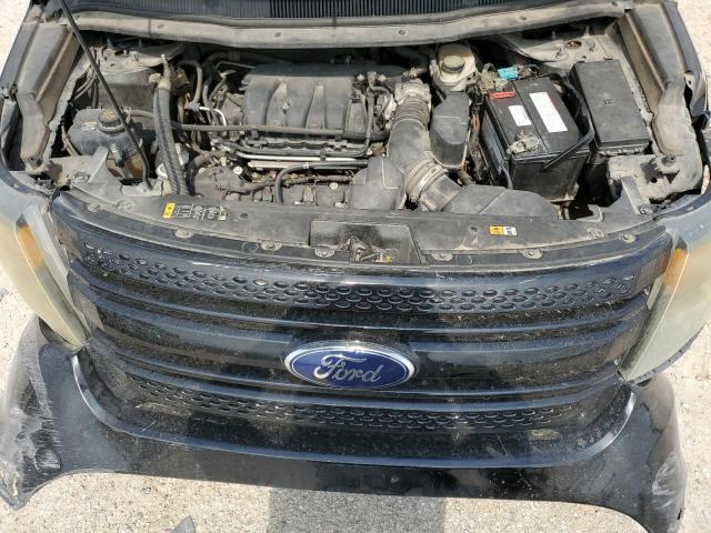 1FM5K8AR9EGA50109 - 2014 FORD EXPLORER POLICE INTERCEPTOR 黑色 照片 12