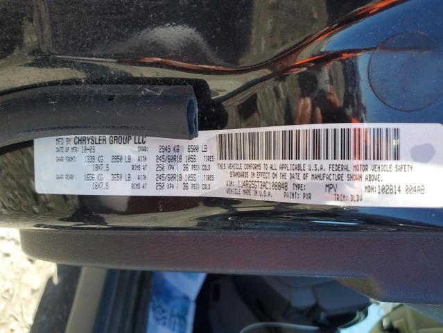 1J4RG5GT3AC108848 - 2010 JEEP COMMANDER LIMITED შავი ფოტო 13