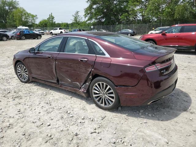 3LN6L5KUXJR618373 - 2018 LINCOLN MKZ HYBRID PREMIERE PURPLE photo 2