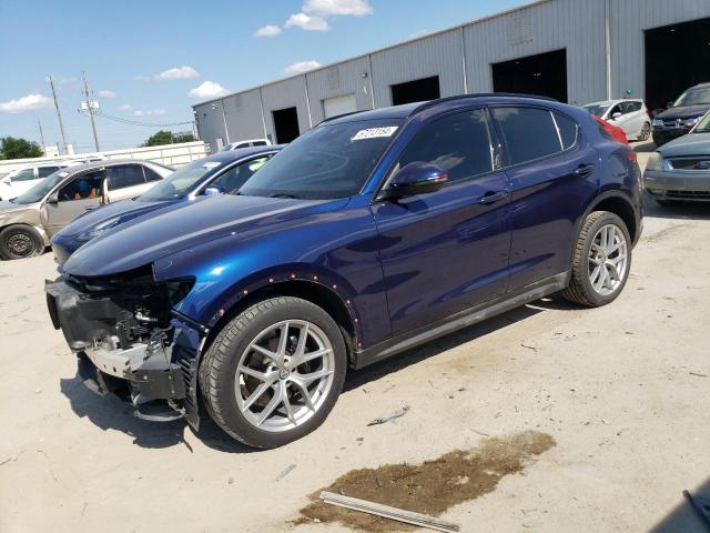 ZASFAKNN7J7B63106 - 2018 ALFA ROMEO STELVIO TI SPORT BLUE photo 1