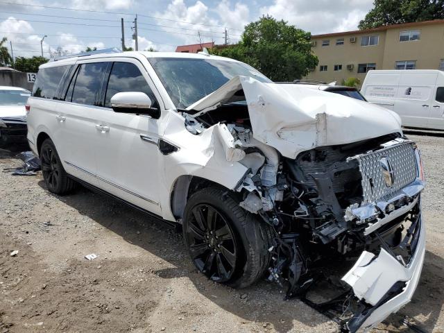 5LMJJ3KT1NEL15273 - 2022 LINCOLN NAVIGATOR L RESERVE WHITE photo 4