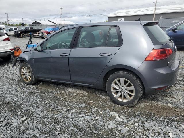 3VW217AU1FM048741 - 2015 VOLKSWAGEN GOLF GRAY photo 2