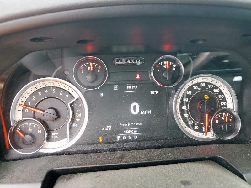 1C6RR6LT6KS521616 - 2019 RAM 1500 CLASS SLT ნაცრისფერი ფოტო 9