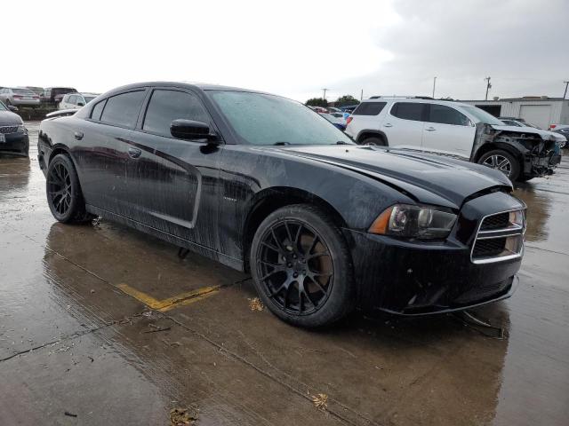 2C3CDXCT7DH734916 - 2013 DODGE CHARGER R/T BLACK photo 4