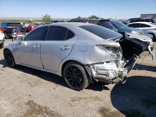 JTHCE5C20B5001761 - 2011 LEXUS IS 350 SILVER photo 2