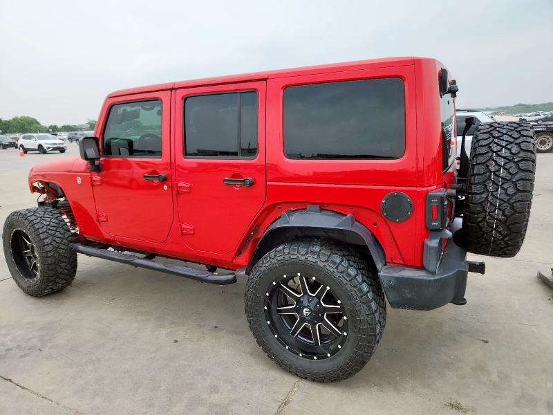 1C4BJWDG8GL146980 - 2016 JEEP WRANGLER U SPORT Червоний фото 2