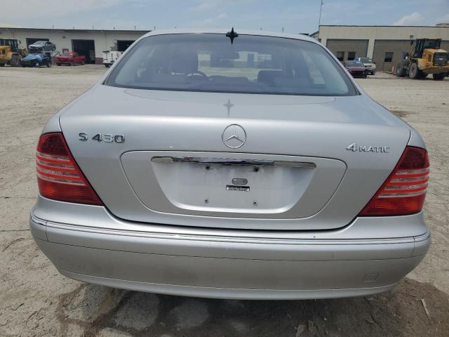 WDBNG83J64A391206 - 2004 MERCEDES-BENZ S 430 4MATIC SILVER photo 6