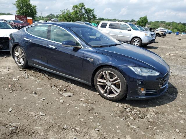 5YJSA1CP3DFP06715 - 2013 TESLA MODEL S 蓝色 照片 4
