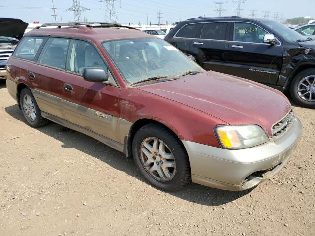 4S3BH675927664832 - 2002 SUBARU LEGACY OUTBACK AWP 栗色 照片 4